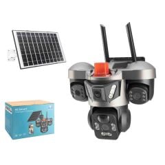 X5TECH 66-G 4G 3*3Mp Solar Projektörlü Kamera