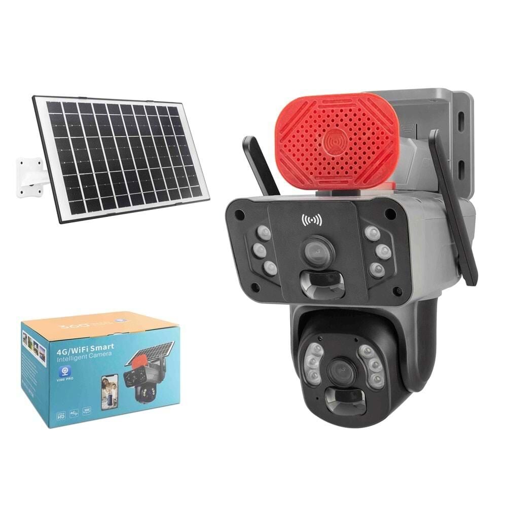 X5TECH X58G 3*3MP FHD 4G Solar Kamera