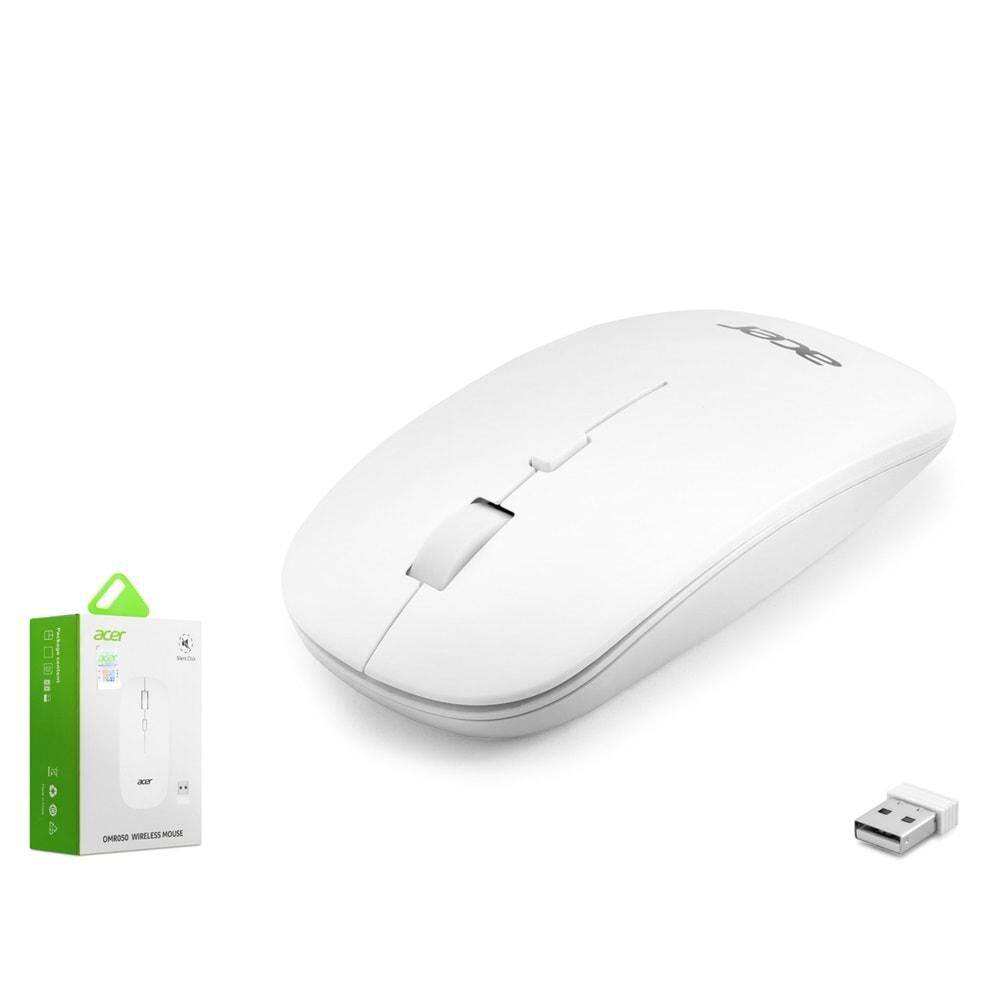 Acer Omr050B Wireless Mouse Sessiz 1000/1200/1600 Dpi Beyaz