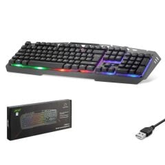Acer Okw213G Kablolu Klavye Q Rgb Rainbow Gri