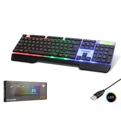 Nodar Nd868 Kablolu Oyuncu Klavye Slim Led Q Siyah