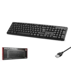 Hadron Hdx2603 Kablolu Standart Klavye Q Siyah