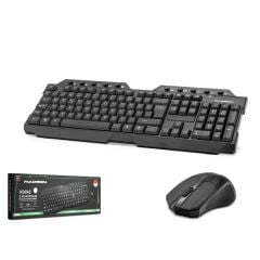 Hadron Hd842 Kablosuz Klavye Mouse Set Q Siyah
