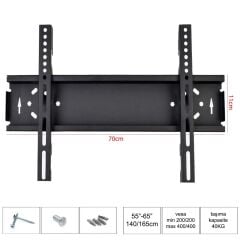 55-65-75'' 140-165-190cm Lcd Askı Aparatı Sabit UFİX UF-7011S