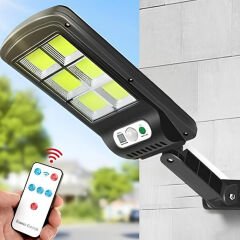 Solar Şarjlı Sensörlü Projektör Cob Led Volemi V-027