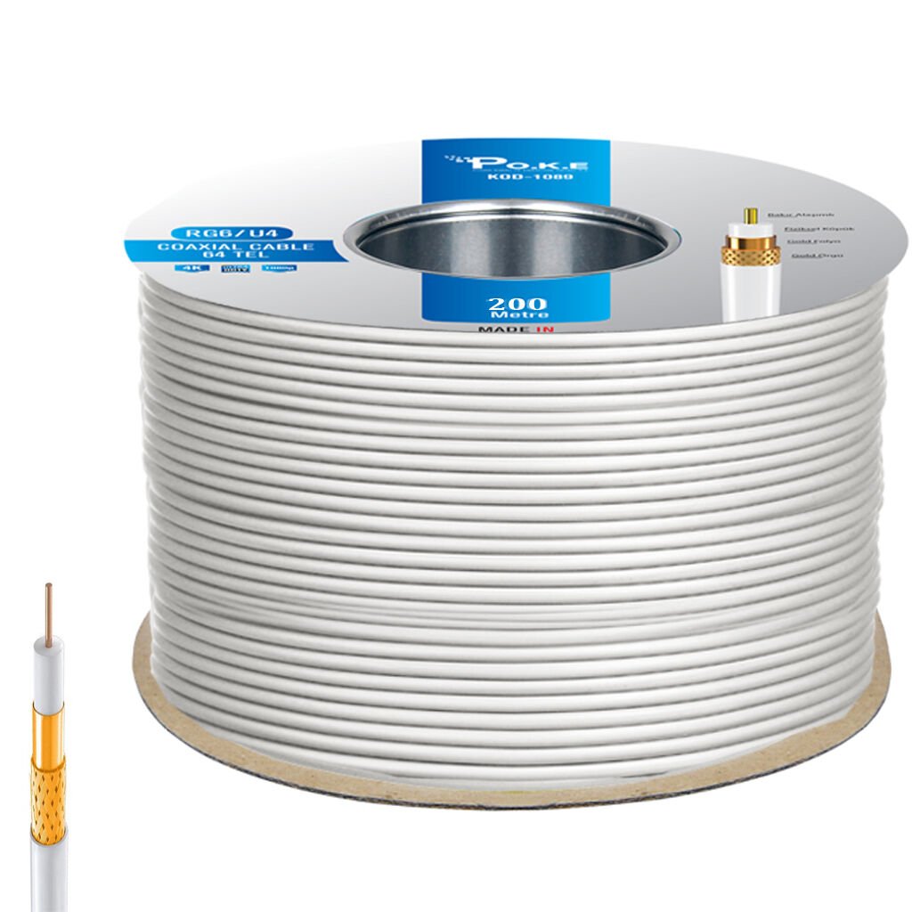 Anten Kablosu RG58/U4 Mini Gold 200mt Poke PK-1069
