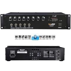 Power Mixer Anfi 150w Bt Usb Sd Trafolu Ekolu Poke PK-150TE