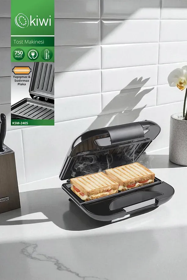 Kiwi KSM-2405 Mini Tost Makinesi