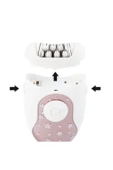 Arzum AR5029 Rosy Kablolu Epilatör 2 Hız Ayarı 18 Cımbızlı