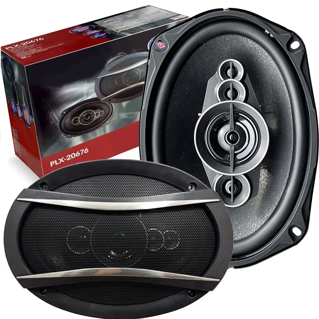 Oto Hoparlör Oval 1000w Kapaklı 2 Adet PLX-20676