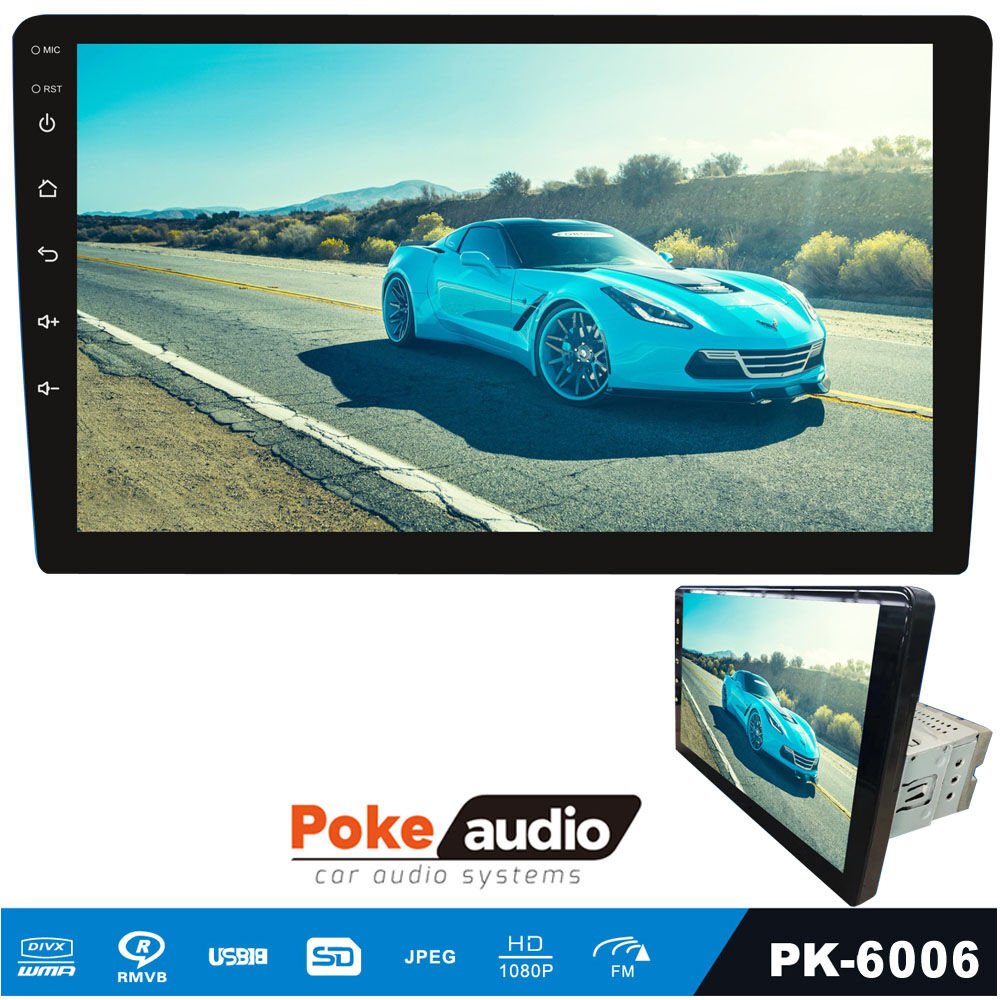 9'' Tofaş Tek Din Teyp 4x50w Bt Usb Mirorlink Poke Pk-6006