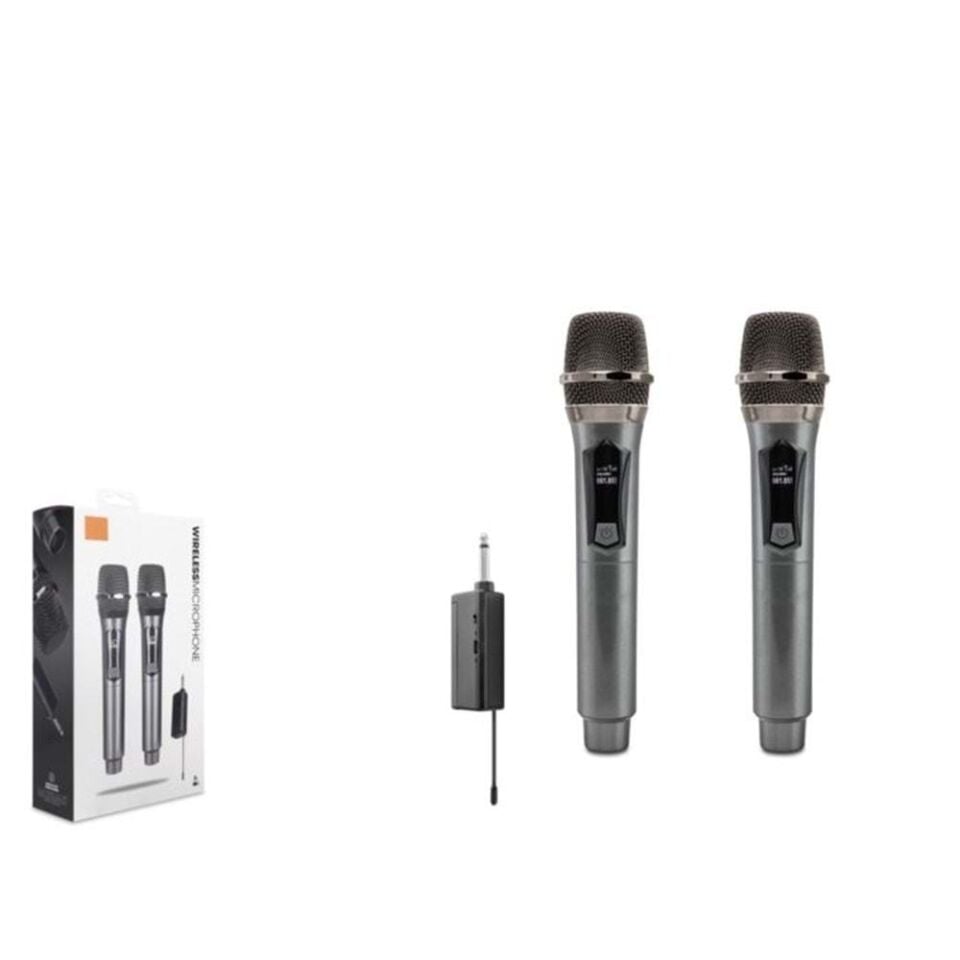 Hadron W1 Kablosuz 2*Mikrofon Profesyonel Uhf 6.5Mm Siyah