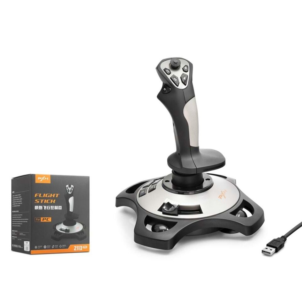 Nodar Nd751 Pxn 2113Pro Usb Uçuş Similatörü Joystick Siyah