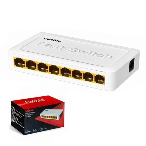 GABBLE 8-PORT10/100mbps DESKTOP SWİTCH