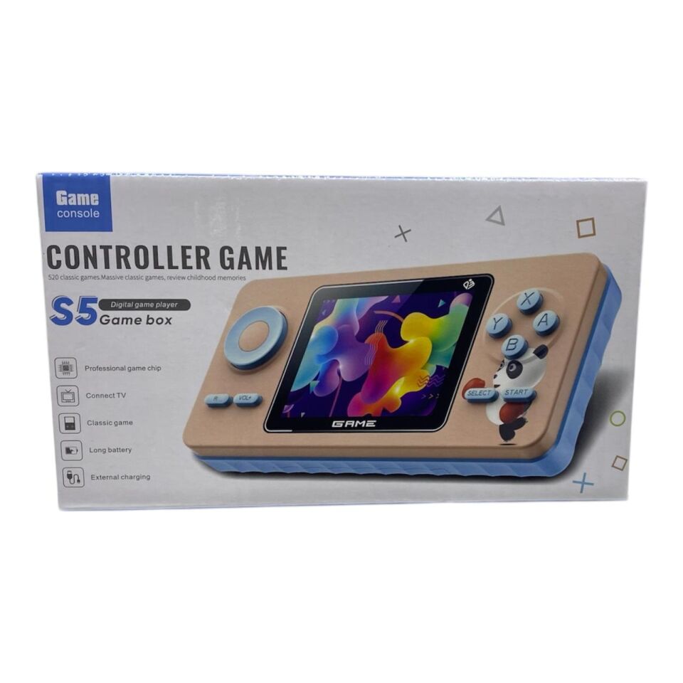 Controller s5 Game box pink console