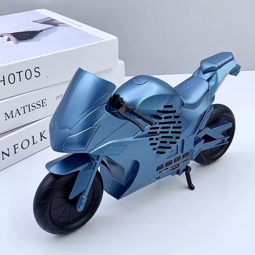 Yeni FMS-281 motosiklet spor araba modeli kablosuz bluetooth hoparlör, açık ev süs, hediye oyuncu ve şarj edilebilir